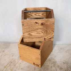 ＼送料無料／[Remnunt Box]収納ボックス 収納箱 片付け 小物 インテリア 無垢材 木箱 アイアン -129- 7枚目の画像