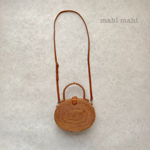 オーバル形が印象的☆2WAYショルダーかごバッグ♪ショルダーバッグ