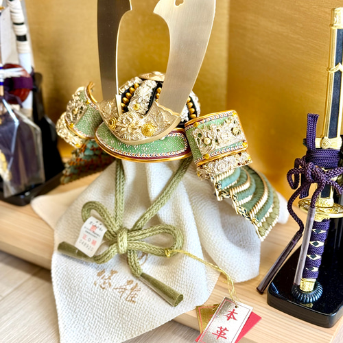 新商品 五月人形 こどもの日 五月人形 松刀6号兜檜平台飾り 五月人形