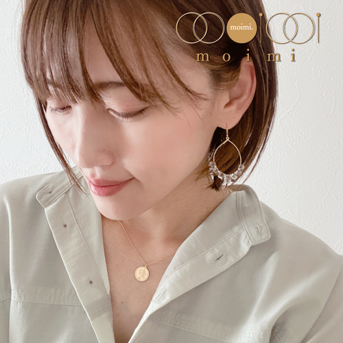 透明アクセサリー「水の雫」ピアス/イヤリング ピアス（フック