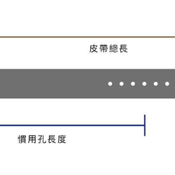 厚歐洲天然植鞣牛皮 皮帶 免費壓印 3.0 cm 第4張的照片