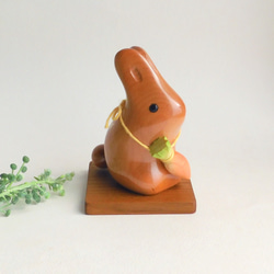 兔子和胡蘿蔔/木頭 第2張的照片