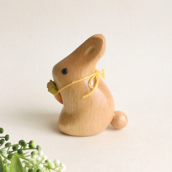 胡蘿蔔兔(★帶支架) 兔子&amp;胡蘿蔔/木頭動物 第6張的照片