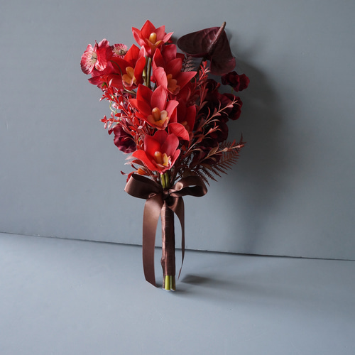 ウェディングブーケ＊前撮りブーケ アーティフィシャルフラワー