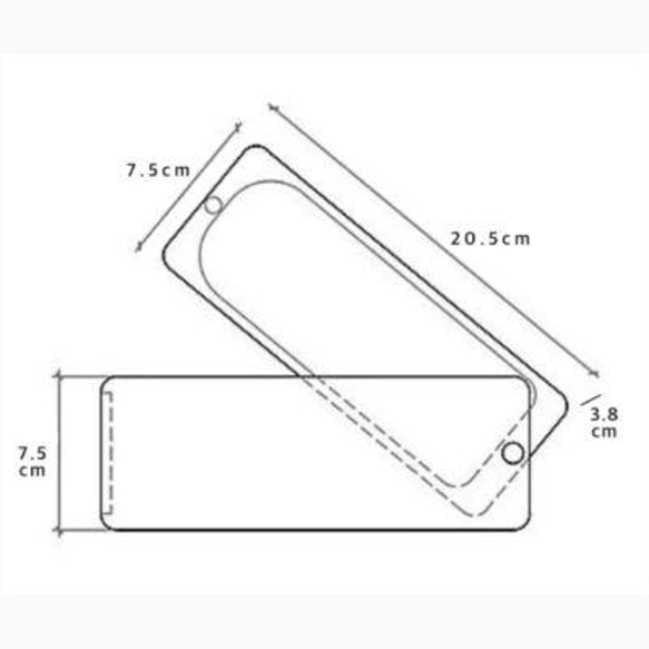 受注生産 職人手作り 木製筆箱 小物入れ ペンケース 無垢材 ギフト オフィス 木工 木製雑貨 家具 木目 LR2018 4枚目の画像