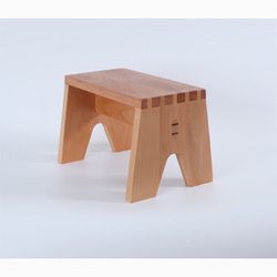 受注生産 職人手作り ミニスツール 椅子 ステップ おうち時間 インテリア 無垢材 リビング 木製 家具 LR2018 3枚目の画像