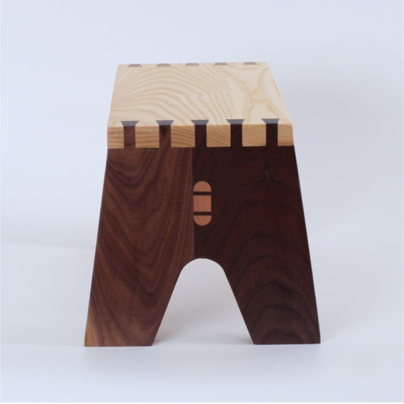受注生産 職人手作り ミニスツール 椅子 ステップ おうち時間 インテリア 無垢材 リビング 木製 家具 LR2018 5枚目の画像