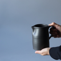 陶器のコーヒーサーバー　黒 5枚目の画像
