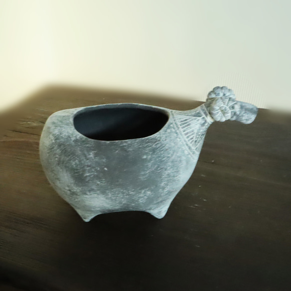 黒ひつじ / （中）植木鉢 8枚目の画像