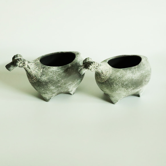 黒ひつじ / （中）植木鉢 7枚目の画像