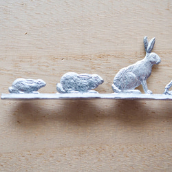 ドイツの錫細工〜ウサギの親子〜 5枚目の画像