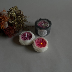 花蠟燭“bridal maple rose” 【定做】 第5張的照片