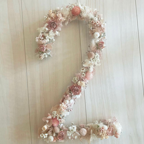 number wreath ⚘ flowerwreath ⚘ 数字のリース リース rendez-vous