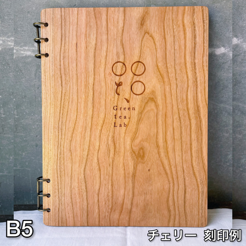 累計250冊 無垢5mm木製 メニューブック フォトアルバム 木の色無着色