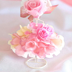 ご確認用になります。フラワーブレード　リボン　ドールドレス　綺麗な薔薇お花 ご確認用になります。フラワーブレード リボン ドールドレス 綺麗な