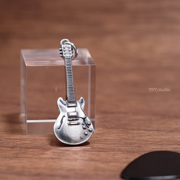 楽器アクセサリー ギターペンダント「ES-335」 ネックレス