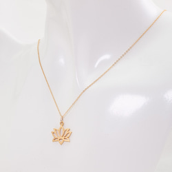 【Creema限定】Lotus drop necklace / 3colors 5枚目の画像