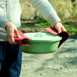 可雙手使用的皮革隔熱墊！ 第14張的照片
