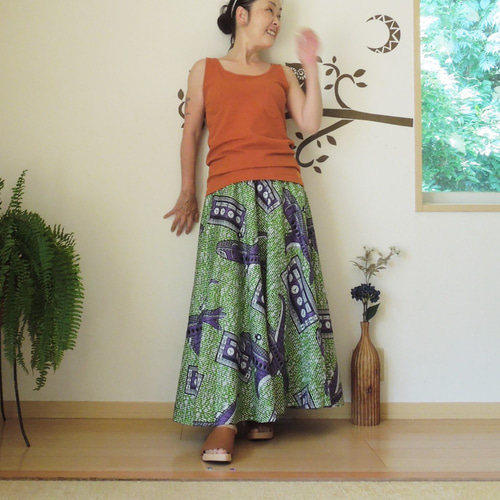 【SALE】つつむ　ヘンプとオーガニックコットンのチュニックタンク●ベージュ SALE】つつむ ヘンプとオーガニックコットンのチュニックタンク