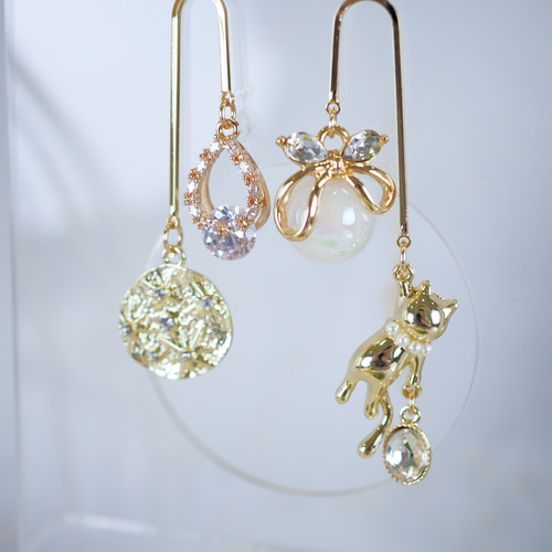 ACKERMAN定番】アシンメトリー天秤⚖️ピアス/イヤリング ピアス