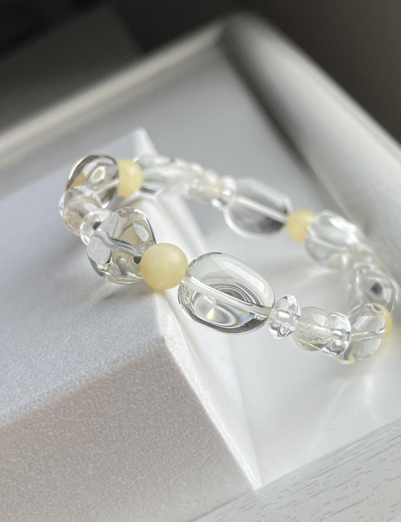 ⭐︎【天然】タイチンルチルクオーツ ブレスレット 7mm 13.3g