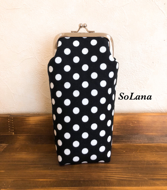 ハンドメイド　がま口ポーチ　メガネケース　御注文品専用　(12-7) ハンドメイド がま口ポーチ メガネケース 御注文品専用 (12-7