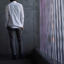 【展示作品】100/2コーマブロードフライフロントシャツ 16枚目の画像