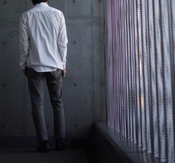 【展示作品】100/2コーマブロードフライフロントシャツ 16枚目の画像