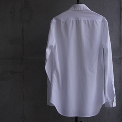 【展示作品】100/2コーマブロードフライフロントシャツ 5枚目の画像