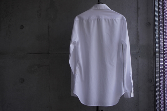 【展示作品】100/2コーマブロードフライフロントシャツ 5枚目の画像