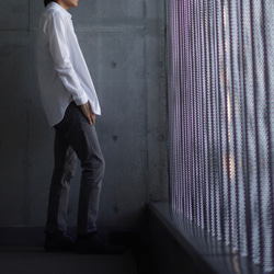 【展示作品】100/2コーマブロードフライフロントシャツ 15枚目の画像