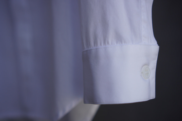 【展示作品】100/2コーマブロードフライフロントシャツ 6枚目の画像