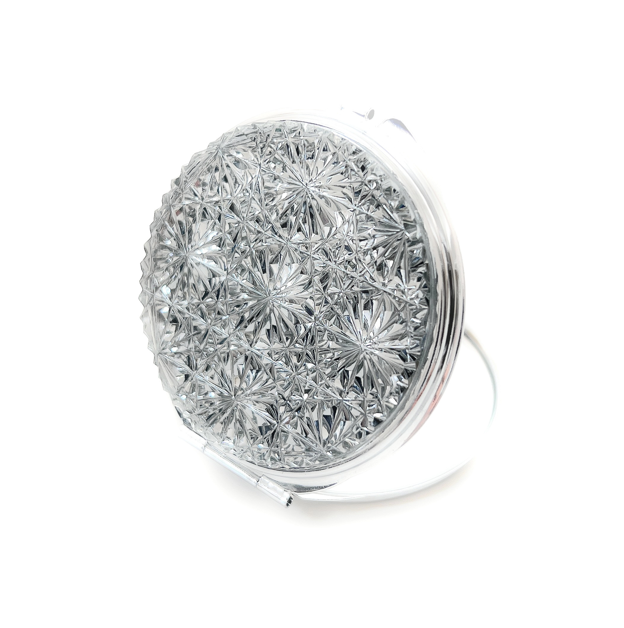 東京切子コンパクトミラー　星姫　Silver