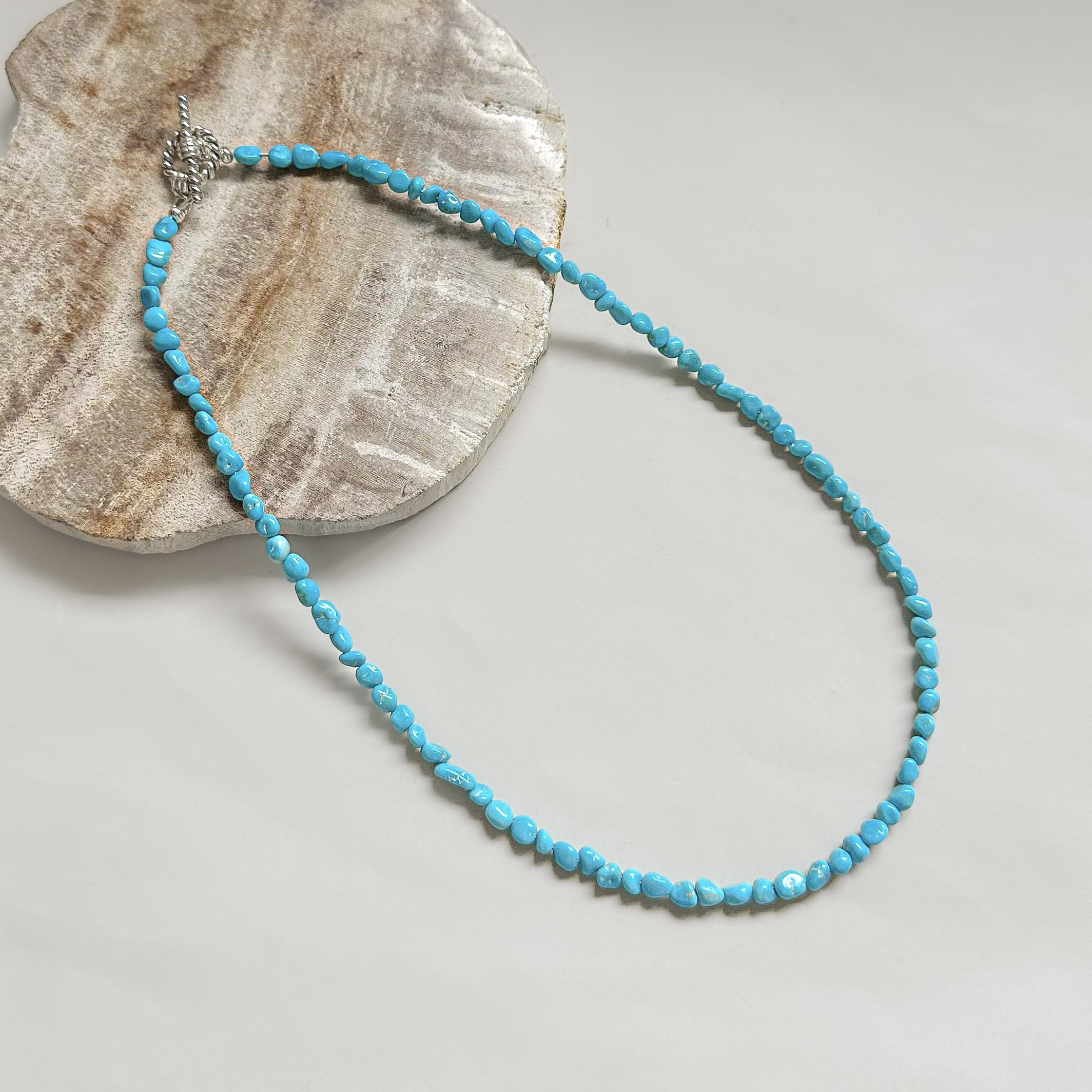 Sleeping beauty Turquoise necklace(SV925）