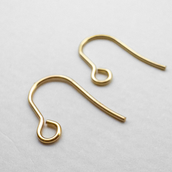 ＊20個 10ペア＊ ステンレス フックピアス パーツ SUS316 15x12mm サージカルステンレス pe064 2枚目の画像