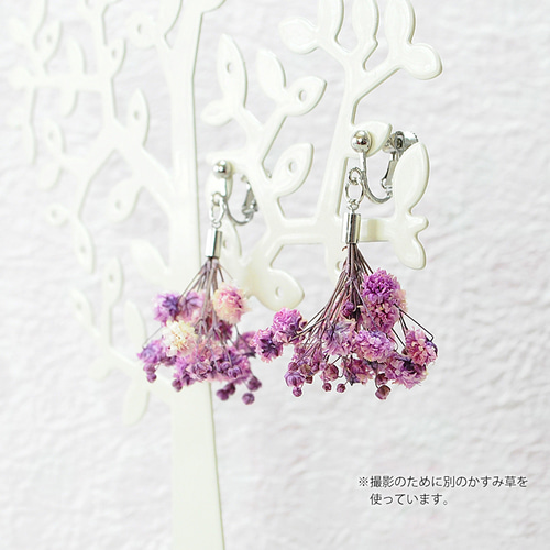 かすみ草アクセサリー ピアス&イヤリング | fores.