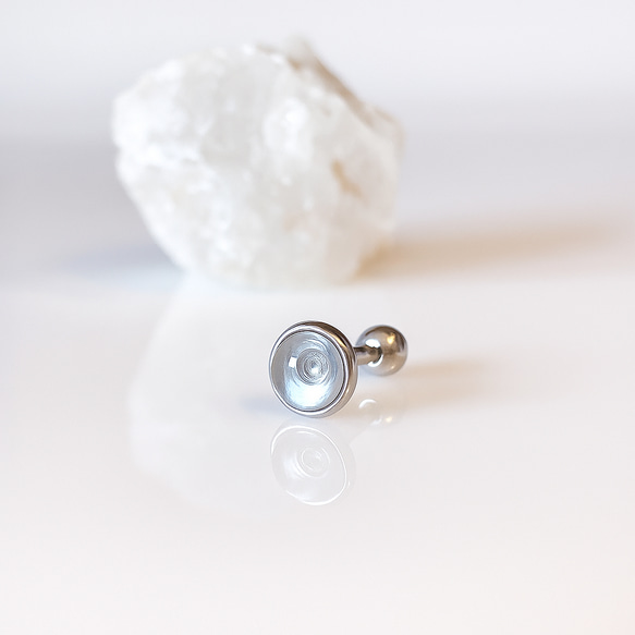 ひとつぶ天然石シリーズ ホワイトトパーズ 透明 11月誕生石 天然石