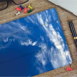 青 空 リラックス  iPadケース iPadカバー ペン収納 iPad pro air mini 4枚目の画像