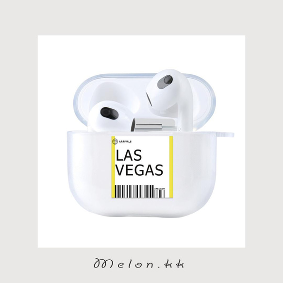 Airpods 第三世代 ケース エアポッズ おしゃれ 航空券 世界旅行 お揃い Airpods3-Melonkk 9枚目の画像