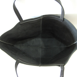 OTONA eco-bag MLサイズ クロームグレイ　本革製　トートバッグ 5枚目の画像