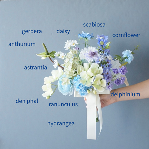 No.621 アーティフィシャルフラワーブーケ　ウェディング No.621 アーティフィシャルフラワーブーケ ウェディング