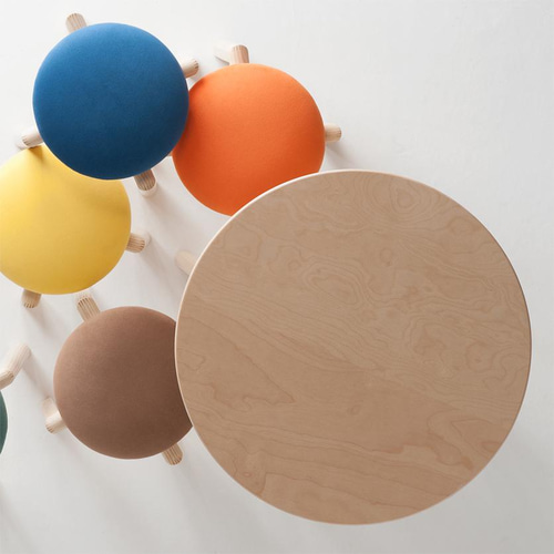 数量限定再販売】マッシュルームスツール【イエロー】 きのこが