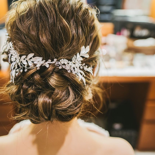 ヘッドドレス 結婚式 花嫁 ヘアアクセサリー ヘッドアクセサリー