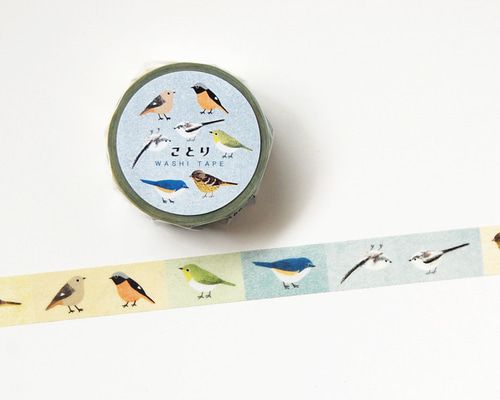 マスキングテープ「ことり」 ◯マステ ◯鳥 ◯とり マスキング