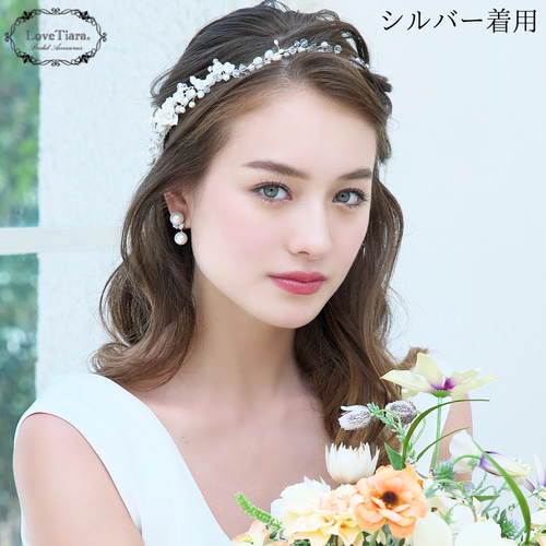 ドロップパールイヤリング/ピアスPE-01|花嫁 結婚式