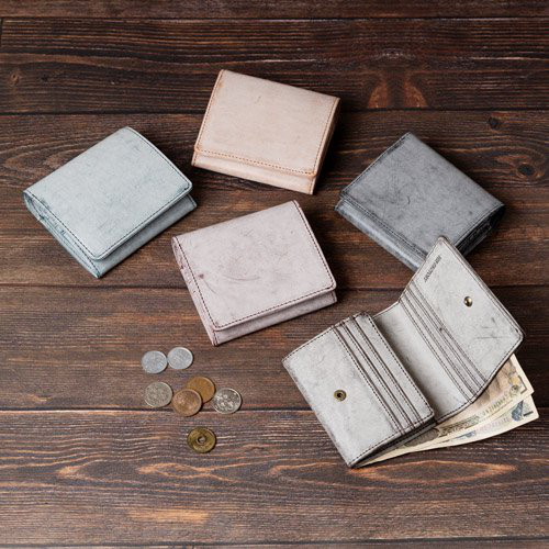 二つ折り財布 Coprire（コプリーレ） イタリア植物タンニン鞣し革・ゴースト【送料無料】