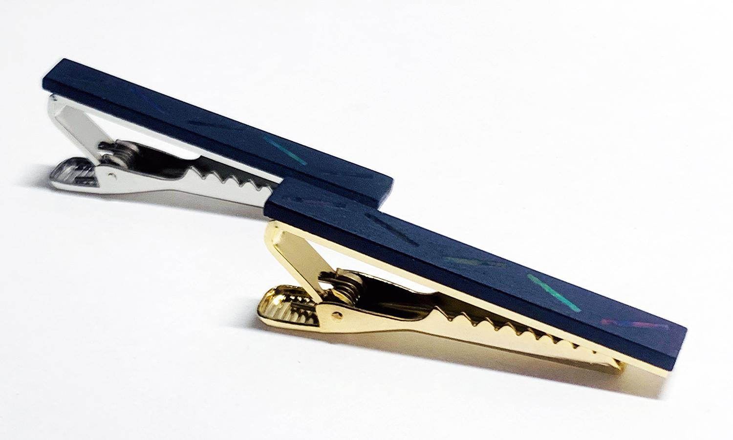 《漆・金箔・螺鈿》きらきらおやま マットseries. 漆ネクタイピン