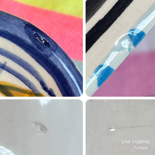 イタリア＆北アフリカ伝統万能絵付皿 アンダルシア風モーリッシュ