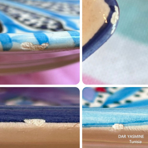 イタリア＆北アフリカ伝統万能絵付皿 アンダルシア風モーリッシュ