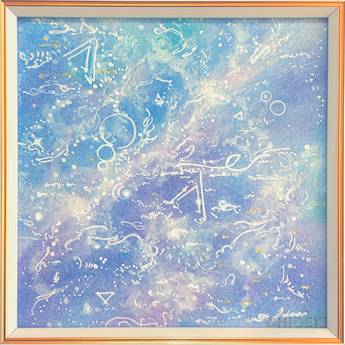 抽象画パステルアート「l心の行く先」 絵画 HIDEKI 通販 9098828